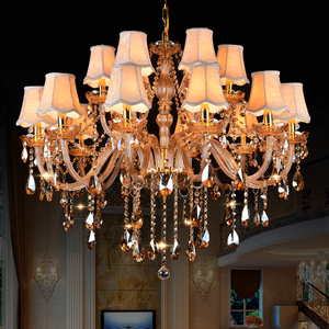 <span class=keywords><strong>Lustre</strong></span> LED moderne de luxe en cristal de champagne, hauteur réglable, avec <span class=keywords><strong>lustre</strong></span> transparent, pour la maison, le salon, l'éclairage d'hôtel - Product Image 3