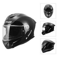 Casque de moto LS2 FF820, design intégral, aileron arrière réglable, anti-buée, résistant à l'eau, course, unisexe, adapté à tous