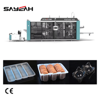Plastiekbakjes multi-station thermoformmachine, machine voor het maken van plastic biscuitbakjes, op maat gemaakte vacuümvormmachines