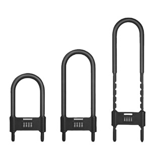 Candado de Combinación Zhan Han Tipo U de 15 mm de Grosor para Puerta de Vidrio, Seguridad para el Hogar y Tienda, Antirrobo - Product Image 1