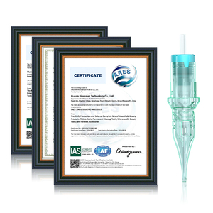 <span class=keywords><strong>Aiguille</strong></span> de <span class=keywords><strong>tatouage</strong></span> Green Pro - Faible consommation d'<span class=keywords><strong>encre</strong></span>, anneau en silicone élastique anti-déformation, stérile, jetable - Product Image 2