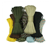 Cordes de Paracorde Tressées Personnalisées en Polyester et Nylon pour Camping, 7 Brins, 2mm, 3mm, 4mm, 5mm, 6mm, 8mm, pour Tente, Résistance 550lb