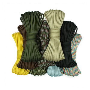 Cordes de Paracorde Tressées Personnalisées en Polyester et Nylon pour Camping, 7 Brins, 2mm, 3mm, 4mm, 5mm, 6mm, 8mm, pour Tente, Résistance 550lb - Product Image 1