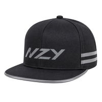 Casquette de cyclisme de sécurité 6 panneaux pour la conduite nocturne, avec broderie argentée réfléchissante, visibilité à 360°, 100% polyester, personnalisable en gros