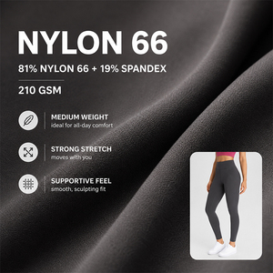 Leggings de yoga pour femmes en nylon 66, taille haute, poche latérale, résistants à l'usure, séchage rapide, ultra doux, haute élasticité, extensibles dans les 4 sens, pantalons de sport - Product Image 2