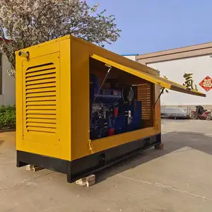 Diesel Generator Set 20kva 30kva 40kva 50kva 60kva Geluidsisolatie Met Hefmotor Buitenshuis Gebruik