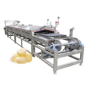स्वचालित 500 kg/h भाप ओवन/सुरंग स्टीमर/स्वचालित केक फल उत्पादन लाइन