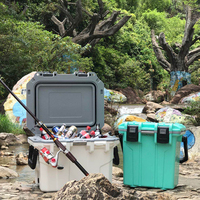 Tsunami Live Bait Cooler Box Ice Chest 20L Box Cooler avec corps léger pour Kayak et canoë pêche en plein air