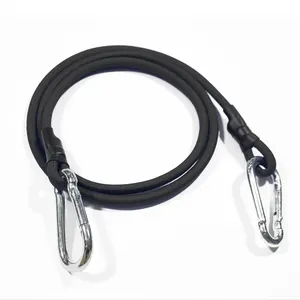 Elastic rubber bungee cord with plastic hooks That Are Strong and Flexible  