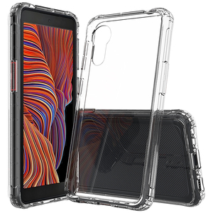 Pour <span class=keywords><strong>Samsung</strong></span> Galaxy Xcover <span class=keywords><strong>5</strong></span> Nouvel Hybride TPU Pare-chocs Transparente Dure Coque Arrière - Product Image 1