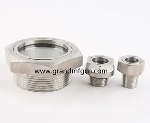 Stainless Steel 316 Metric thread M33 M36X1.5 Observe Oil Level Sight Glass Without reflector