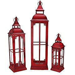 Luxury Vintage Inspired Iron Candle Lantern with Premium Heat Resistant Surface Treatment - Product Image 3