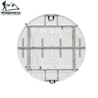 Ensemble de tables et chaises pliantes pour événements d'extérieur portable plié 8 pieds 6 pieds rond rectangulaire bureau oem pique-nique fête cuisine