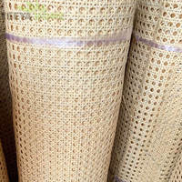 Rouleau de sangle de canne en rotin naturel semi-blanchi supérieur pour chaises, meubles, plafond décoratif pour la maison