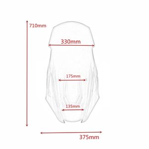 Pare-brise moto de 5mm d'épaisseur pour <span class=keywords><strong>Honda</strong></span> XADV <span class=keywords><strong>X</strong></span> <span class=keywords><strong>ADV</strong></span> 750 2021 <span class=keywords><strong>2022</strong></span> - Product Image 5