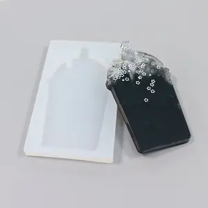 Lugar vaso molde de silicona socio perfecto para taza turner DIY brillante vidrio de agua de forma clave Cadena de resina