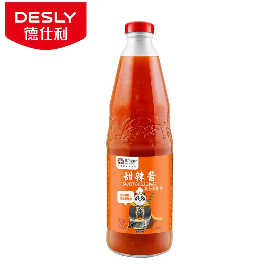 Salsa de salsa de Chili, botella de 820g, venta al por mayor con precio de fábrica