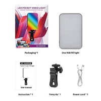 Lumière d'appoint LED pour téléphone portable, idéale pour le streaming en direct, la photographie, les conférences et les VLOG