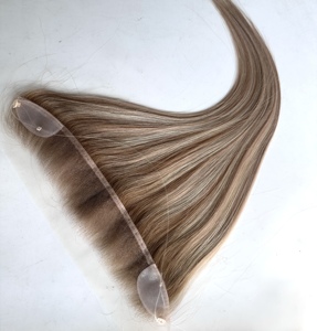 Prótesis capilar frontal HD con encaje para mujer, cabello humano europeo para disimular la calvicie en la frente - Product Image 3