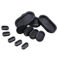 Bague d'étanchéité en caoutchouc EPDM/NBR de qualité automobile, résistante à l'huile et aux hautes températures, pour entrée de câble, type étoile fendue, pour câblage EV et marin