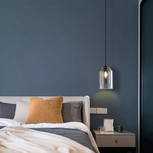Area <b>Pond</b> Glass Pendant <b>Light</b> Black Adjustable Height Eye Caring Home Lighting Chandelier LED 220V - Product Image 2