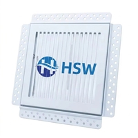 Grille d'aération en fer galvanisé pour système de ventilation HVAC, diffuseur d'air décoratif en métal à fixation murale pour plafond