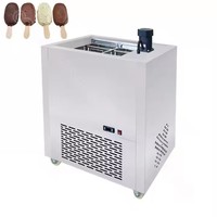 Professionele commerciële machine voor het maken van ijslollies met hoge productiviteit, geschikt voor water en melk, nieuw.