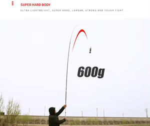 KEKAXI 2.7 מ' 3.6 מ' 3.9 מ' 4.5 מ' 4.8 מ' 5.4 מ' 5.7 מ' 6.3 מ' 7.2 מ' סיבי פחמן סופר קשיחים דיג יד חכה טלסקופית חכת זרם - Product Image 5