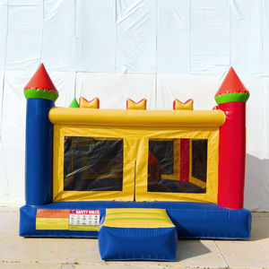 Castillo Inflable con Tobogán, Material de PVC, 4x4m, Ecológico, Uso Comercial, Entrada Segura, Barbacoas en <span class=keywords><strong>el</strong></span> Patio Trasero, <span class=keywords><strong>Camping</strong></span> - Product Image 3