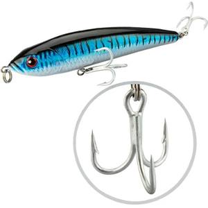 Hunthouse เหยื่อตก<span class=keywords><strong>ปลา</strong></span>เลเซอร์น้ำเค็มขนาด115มม. เหยื่อตก<span class=keywords><strong>ปลา</strong></span>ปลอมสำหรับ3D ดวงตา Vara de Pesca - Product Image 5