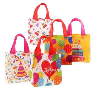 Sacs en non-tissé personnalisés pour cadeaux de carnaval, réutilisables, petits, mignons, pour enfants, pour fête d'anniversaire, safari - Product Image 1