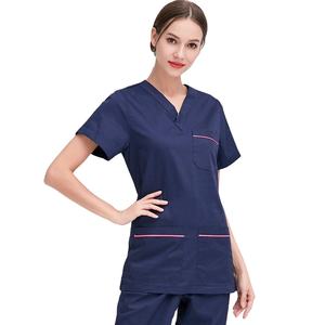कस्टम डिजाइन अच्छी गुणवत्ता के यूनिसेक्स नर्स वर्दी पोशाक महिलाओं के लिए आदर्श - Product Image 1