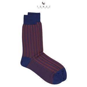 Tomoz הד גברים סוף שמלה מותאמת אישית גרביים פסים באמצע עגל גרביים מעצבים רכים - Product Image 4