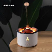 Aromacare ODM OEM led diffuseur d'arôme de flamme de lumière diffuseur de flamme humidificateur de volcan de flamme d'air
