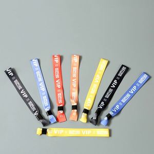 Pulseras de Poliéster Ecológicas Personalizadas OEM para Festivales de Música y Conferencias - Product Image 3