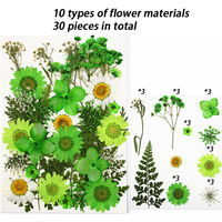 Résine mélangée en gros décoration naturelle bricolage ongles maison artisanat fournitures fleur séchée herbe sèche fleurs pressées pour l'art de pâques