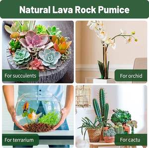 Натуральный 5-8 мм красный вулканический камень лавовый камень для каминной ямы садовых кактусов, суккуленты растений - Product Image 5