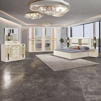 Prix de Gros Ensemble de Chambre à Coucher Turque Moderne Taille King Style Nordique Confortable Ensemble de Meubles de Chambre Lit Taille King Luxe Classique