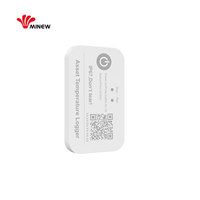 Sensor de Temperatura Programable Industrial IoT Inalámbrico para Cámaras Frigoríficas, Monitor de Temperatura con Etiqueta Adhesiva, Registrador de Datos