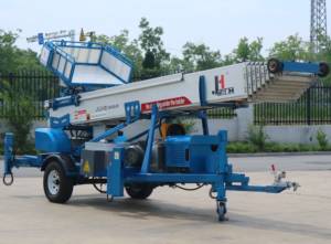 Máquina Elevadora de Materiales JIUHE para Mudanzas Domésticas, con Motor Diésel, Alcance Extensible de 32 y 36 m, Elevador de Escalera - Product Image 4