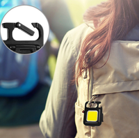 Mini lampe torche COB multifonctionnelle en alliage d'aluminium, super lumineuse, étanche IP67, rechargeable par USB, avec aimant puissant pour réparation