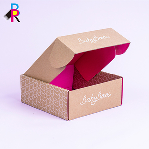 Boîte d'expédition pliable écologique personnalisée de haute qualité pour boîte d'<span class=keywords><strong>abonnement</strong></span> <span class=keywords><strong>avec</strong></span> impression recto-verso, fabricant, vente en gros - Product Image 3