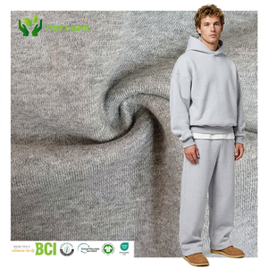 Custom Men Winter Printed Heavyweight Cotton Oversized Fleece Sweatsuit Tracksuit Flared Sweatpants and <b>Hoodie</b> Sets - Product Image 1