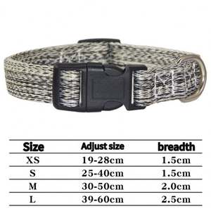 Collares y Correas para Mascotas Spot Supply, 4 Colores, Cáñamo 100%, Totalmente Ajustables, Suaves, Ventilados e Hipoalergénicos, Juego de Collar y Correa para Perro - Product Image 3