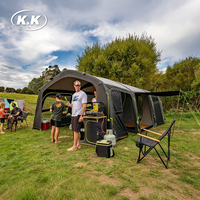 Kawagebo Kamp (KK) 24.3' X 13.8' Gonflable 31 ㎡   Tente de camping familiale gonflable pour 8 à 12 personnes