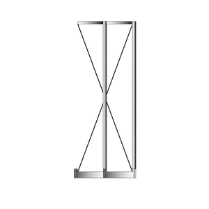 Fami Double Span Tr Series <b>Bracket</b> 700x400x2010 Mm Galvanized For Structural Support - Product Image 3