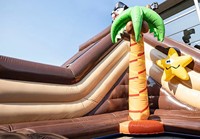 Ciudad de Diversión Inflable Gigante con Temática Pirata, Castillo Inflable Grande de PVC para Niños, Alquiler para Eventos al Aire Libre