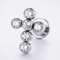 Boucles d'oreilles classiques minimalistes en acier inoxydable plaqué or 18 carats, hypoallergéniques, accessoires haut de gamme pour femmes, usine Kaishee
