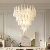 Lustre de Plafond Design Moderne de Luxe Hauteur Réglable pour Salon Chambre Salle à Manger
