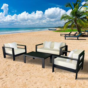 <span class=keywords><strong>Canapé</strong></span> de patio en aluminium KD, ensemble moderne de salon extérieur de hôtel, en coupe - Product Image 1